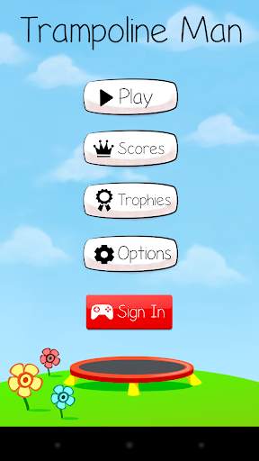 Trampoline Man (Stickman Game) screenshot 1