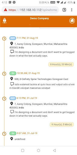 SpineHR screenshot 4