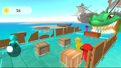 Survival Raft - Ocean Shark & Human Fall Survival screenshot 7