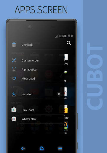 CUBOT Xperia Theme screenshot 3