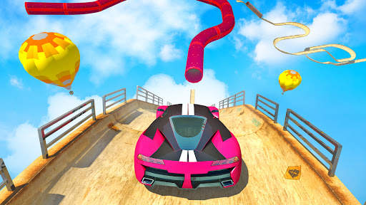 Mega Ramp Car Racing Impossible Stunts screenshot 1