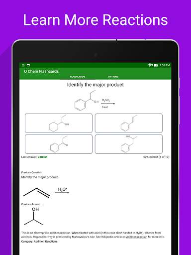 Organic Chemistry Flashcards screenshot 13