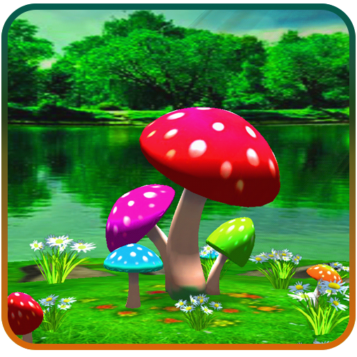 3D Mushroom Live Wallpaper New icon