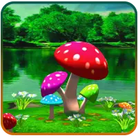 3D Mushroom Live Wallpaper New