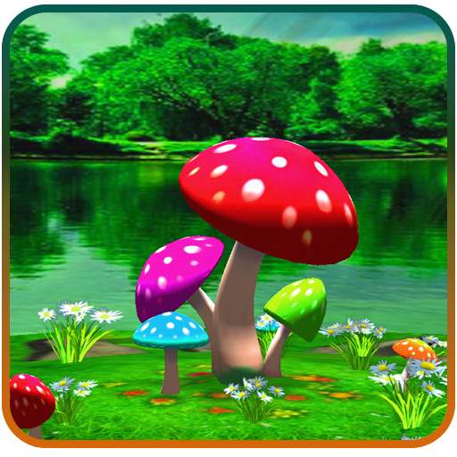 3D Mushroom Live Wallpaper New 2.0