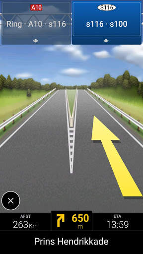 CoPilot GPS-navigatie en verkeersinformatie screenshot 2