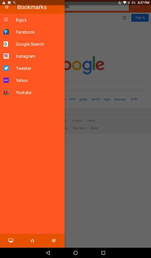 Indian Browser Pro : Fast And Secure Browser 1 تصوير الشاشة
