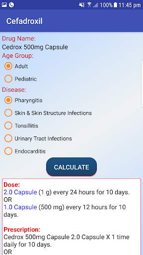 Drugscape dose calculator FREE screenshot 8