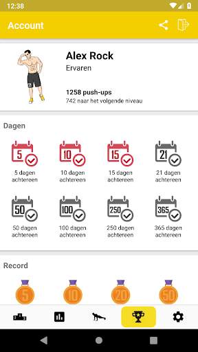 Push Ups - 21 Dagen Fitness Challenge screenshot 6