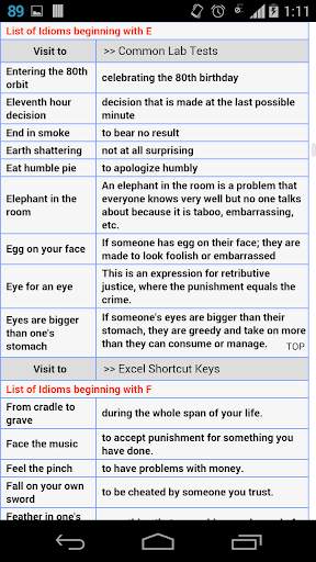 Idioms- Grammar скриншот 2
