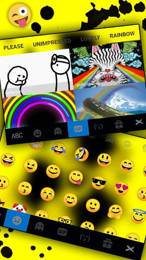Radioactive Warning Sign Keyboard Theme screenshot 4
