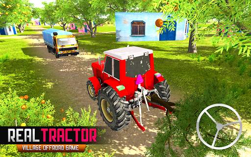 Pull Tractor Driving Simulation: Tractor Driving screenshot 1