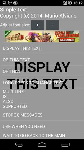 Simple Text скриншот 3