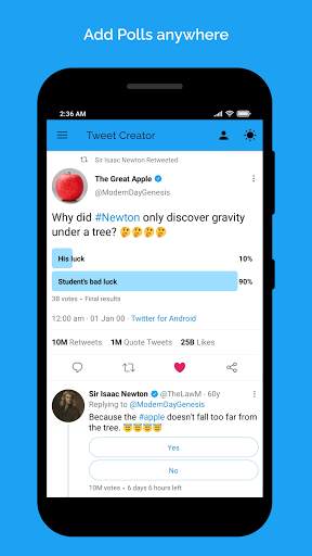 Fake tweet creator screenshot 2