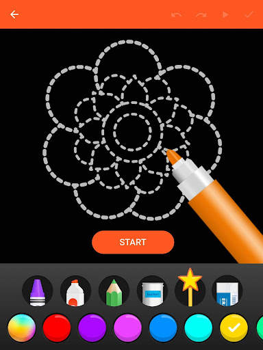 Learn To Draw Glow Flower screenshot 10
