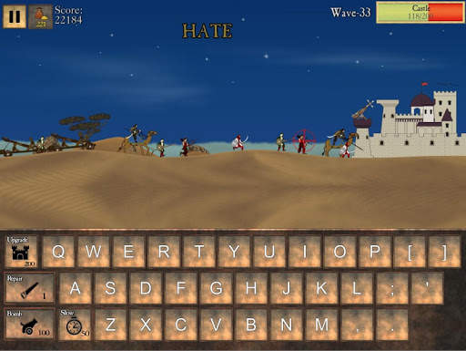 Type Defense - Typing and Writing Game screenshot 6