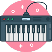 Piano keys icon