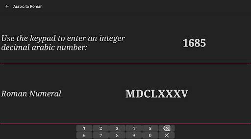 Roman Numerals Converter 5 تصوير الشاشة