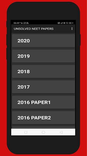 Neet Previous Year Question Paper: Offline screenshot 6