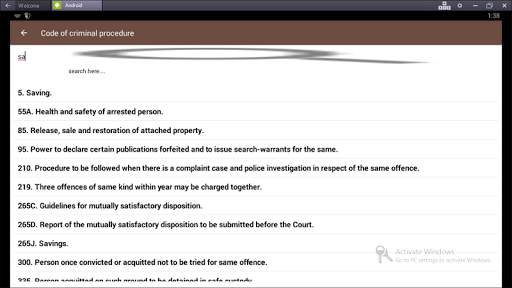 Criminal procedure code (Crpc) скриншот 4