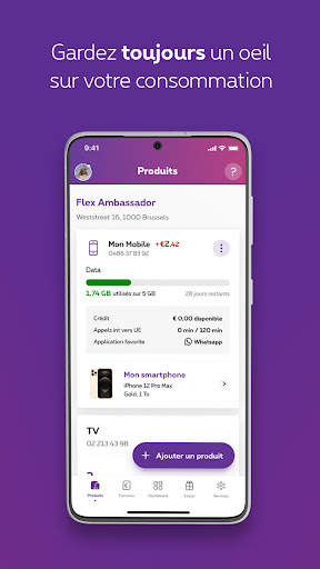 MyProximus screenshot 1