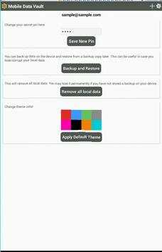 Mobile Data Vault screenshot 9