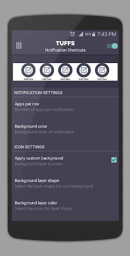 App Shortcuts - Easy App Swipe (TUFFS Pro) screenshot 10
