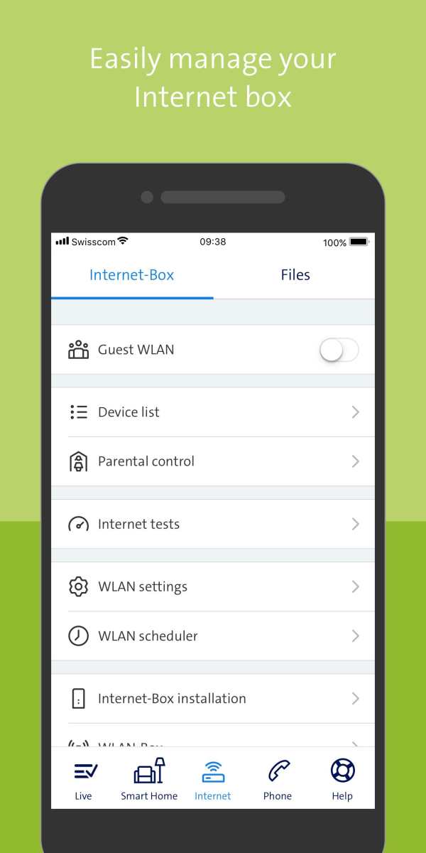 Swisscom Home App screenshot 1