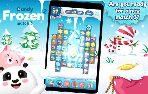 Candy Pop Frozen Mania Match 3 screenshot 2
