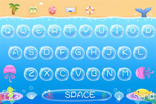Sea world Keyboard screenshot 1