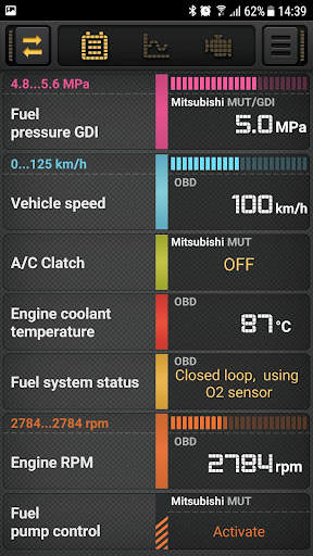 CarBit ELM327 OBD2 screenshot 1