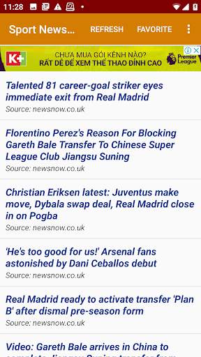 Sport News - Real Madrid FC screenshot 1