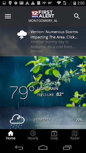WSFA First Alert Weather screenshot 2