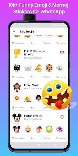 New Comedy Stickers For WhatsApp - WAStickerApps screenshot 4