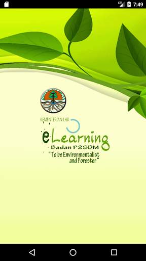 e-Learning Badan P2SDM KLHK screenshot 1