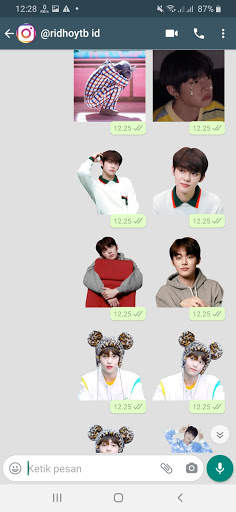 Stiker WA Tomorrow X Together KPOP WAStickerApps screenshot 6