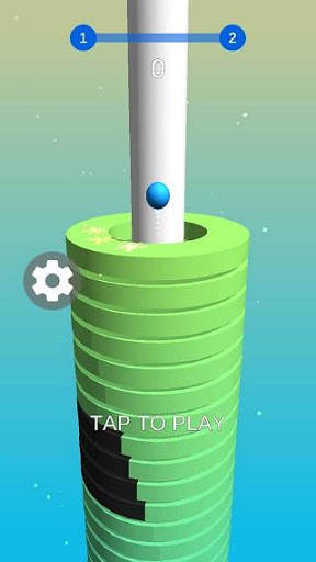 Tumpukan bola jatuh menara 3D istirahat screenshot 5