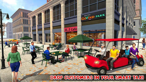 Electric Car Taxi Driving Game screenshot 1