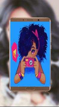 Cute Black Girly screenshot 6