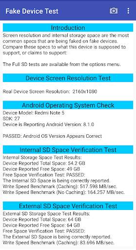 Fake Device Test screenshot 1