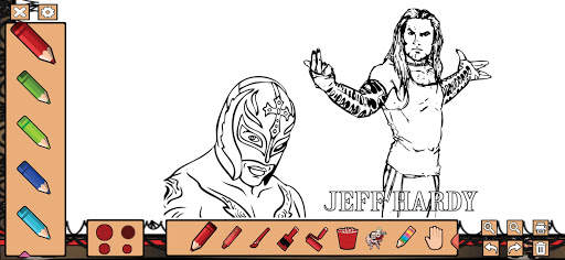 WWE Superstars Coloring स्क्रीनशॉट 3
