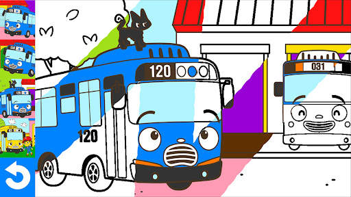 Little Bus Coloring Magic Touch screenshot 3