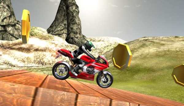 Hill  Bike jeu de course 3D screenshot 2