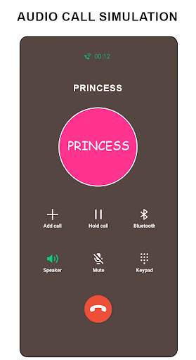 Fake Call Simulator For Princess screenshot 4