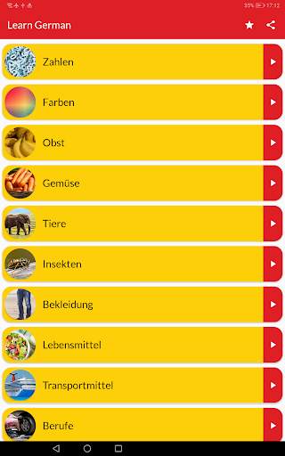 Learn German vocabulary free screenshot 7