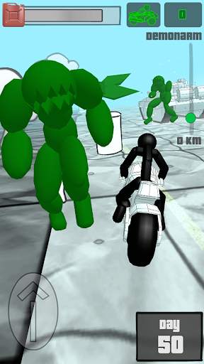 Stickman Zombie: Motorcycle Ra screenshot 4
