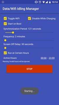 Data/Wifi Idling Manager screenshot 1