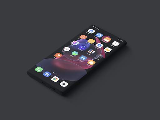 MIUI12.5 Geometry Dark Theme for EMUI 11/10/9/8/5 screenshot 3