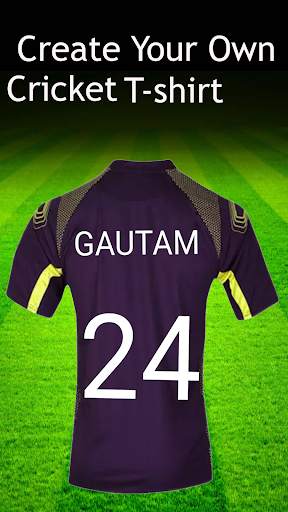 Cricket Jersey & T-shirt Maker 2021 screenshot 1