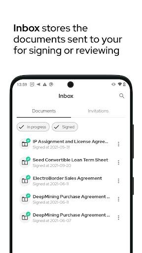 Agrello e-signatures screenshot 3
